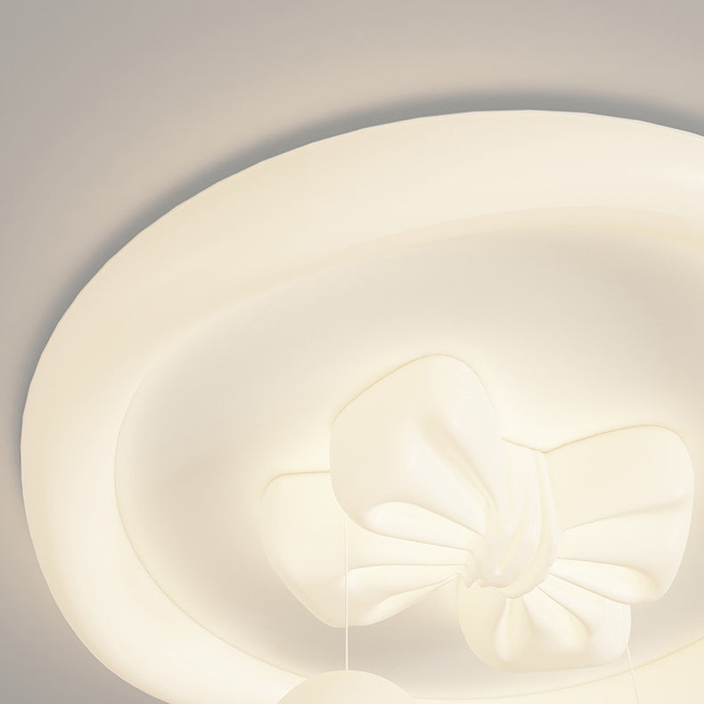 Zeitgenössische kreative Kinder Runde Bogen Orb Eisen gerollt Kunststoff LED Unterputz Deckenleuchte für Schlafzimmer 