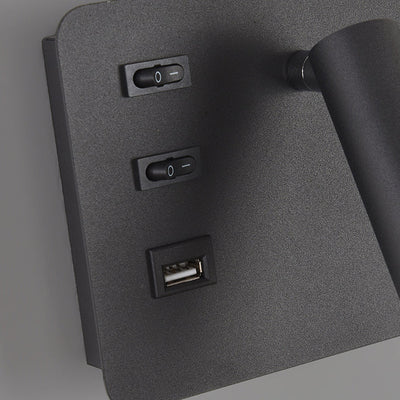 Moderne Einfachheit Eisen Aluminium Stoff Kegel 1-Licht Wandleuchte Lampe für Schlafzimmer 