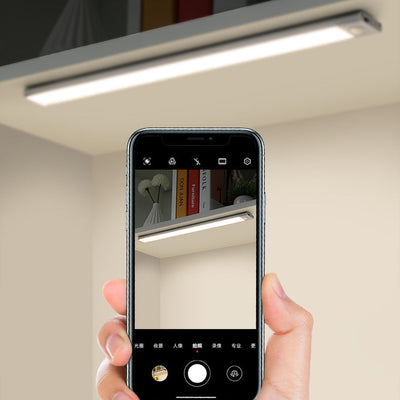 مصباح حائط LED مستطيل من الألومنيوم ABS بحساسية تلقائية بتصميم بسيط وحديث للدراسة 