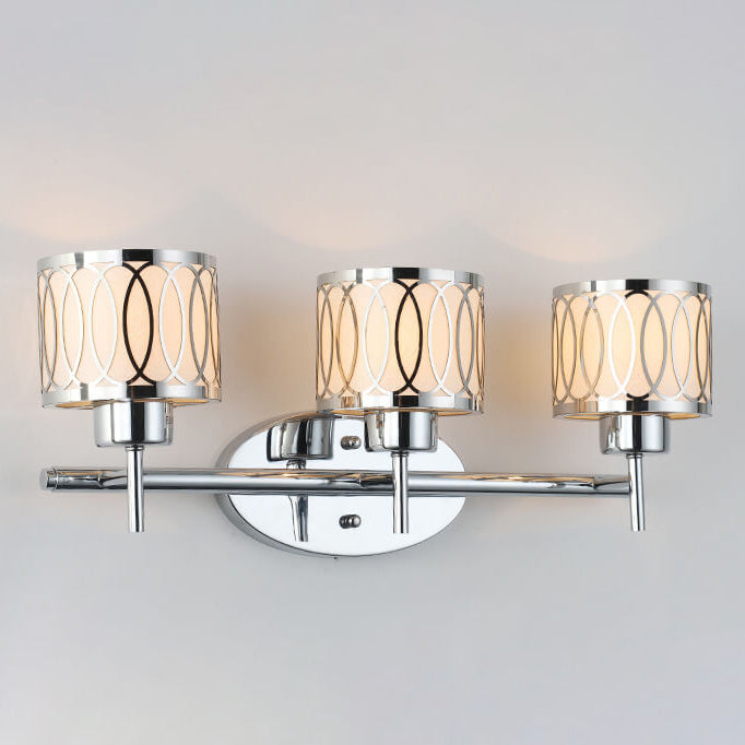 Nordic Vintage Zylindrische 3-Licht Badezimmer Eitelkeit Spiegel Front Wand Wandleuchte 