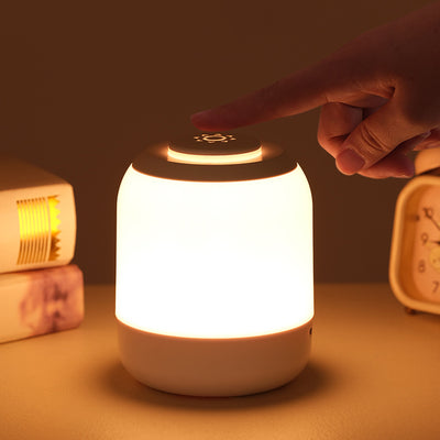 Lámpara de mesa LED USB ABS con sensor táctil nocturno creativo contemporáneo para dormitorio 