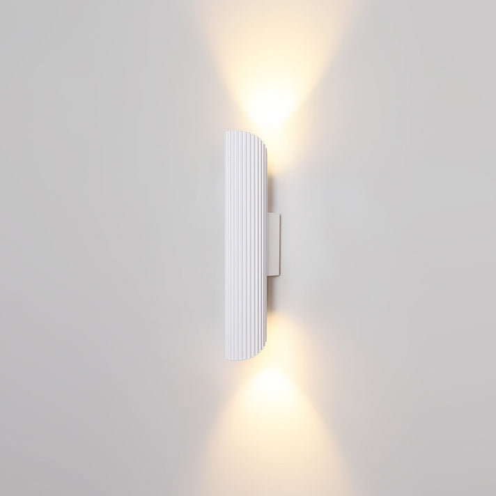 Moderne Nordic Eisen Aluminium Zylinder Streifen LED Wand Leuchte Lampe Für Nacht 