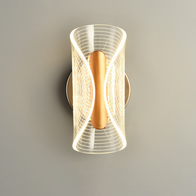 Lámpara de pared LED de acrílico con mariposa de hardware de lujo contemporáneo para dormitorio 