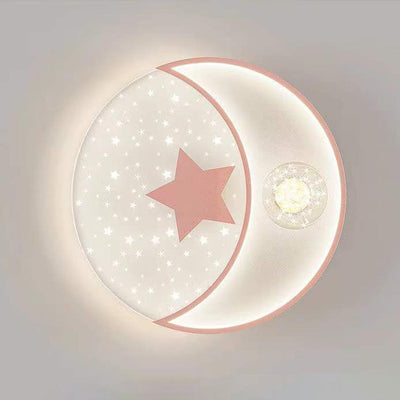 Zeitgenössische kreative Acryl Sternenhimmel LED Unterputz Deckenleuchte für Wohnzimmer 