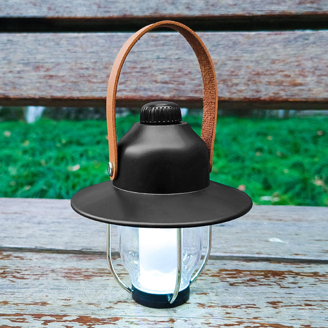 Modern Simplicity Metal Plastic Round LED Outdoor Light For Camping