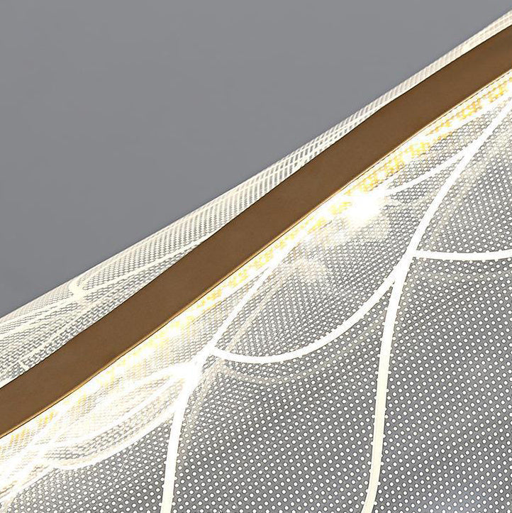 Lustre suspendu contemporain créatif avec aile d&