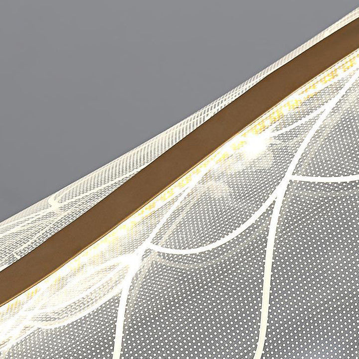 Lustre suspendu contemporain créatif avec aile d&
