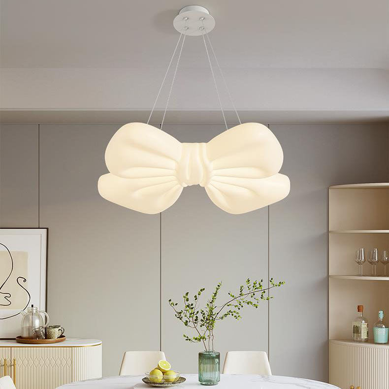 Zeitgenössische kreative Acryl-Schmetterlingsschirm Eisen LED Pendelleuchte für das Wohnzimmer 