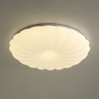 Modern Minimalist Shell Acrylic LED Flush Mount Ceiling Light