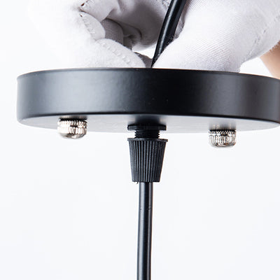 Moderne Einfachheit Kegel Massivholz Aluminium 1-Licht Pendelleuchte für Wohnzimmer 