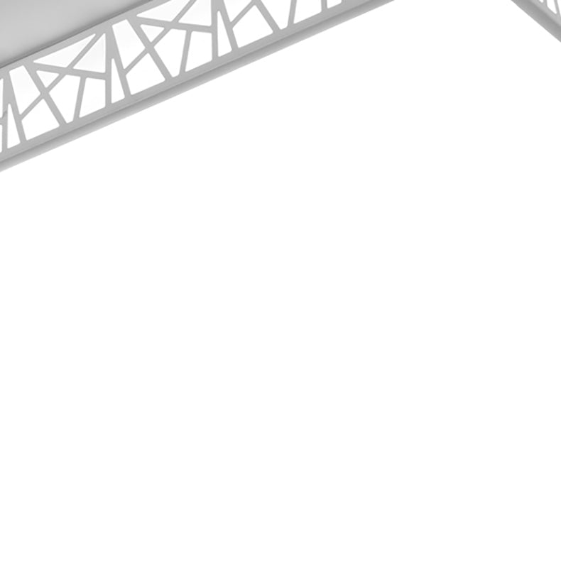 Moderne minimalistische quadratische Acryleisen LED-Deckenleuchte für Schlafzimmer 