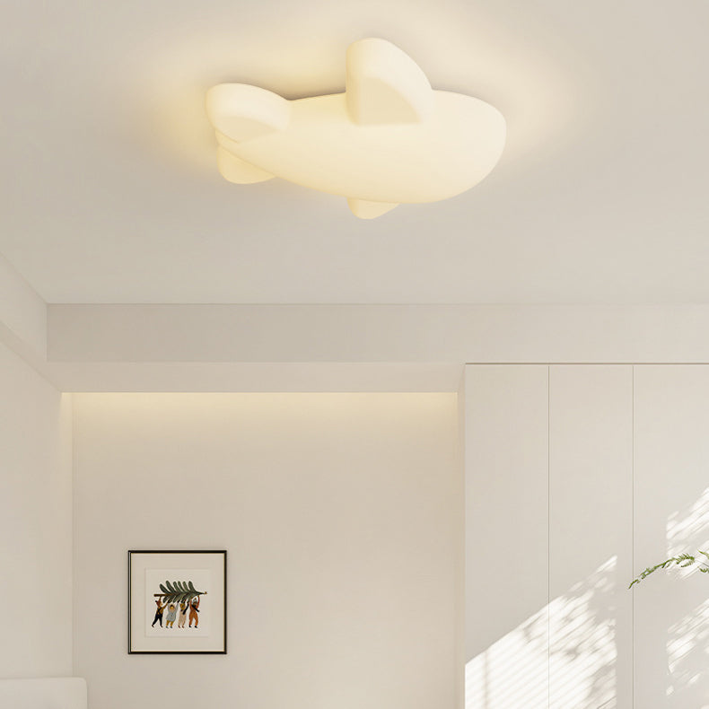 Moderne minimalistische Cartoon Flugzeug Eisen Acryl LED Unterputz Deckenleuchte für Schlafzimmer 