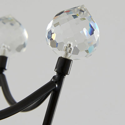 Moderne Luxus Crown Orb Alle Messing Glas 1-Licht Pendelleuchte für Schlafzimmer 