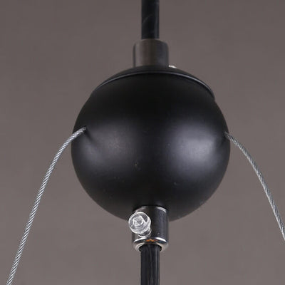 Moderne kreative Basketball Eisen Glas Mesh Seil 1-Licht Pendelleuchte 