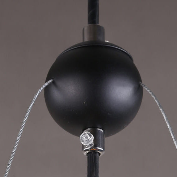 Moderne kreative Basketball Eisen Glas Mesh Seil 1-Licht Pendelleuchte 