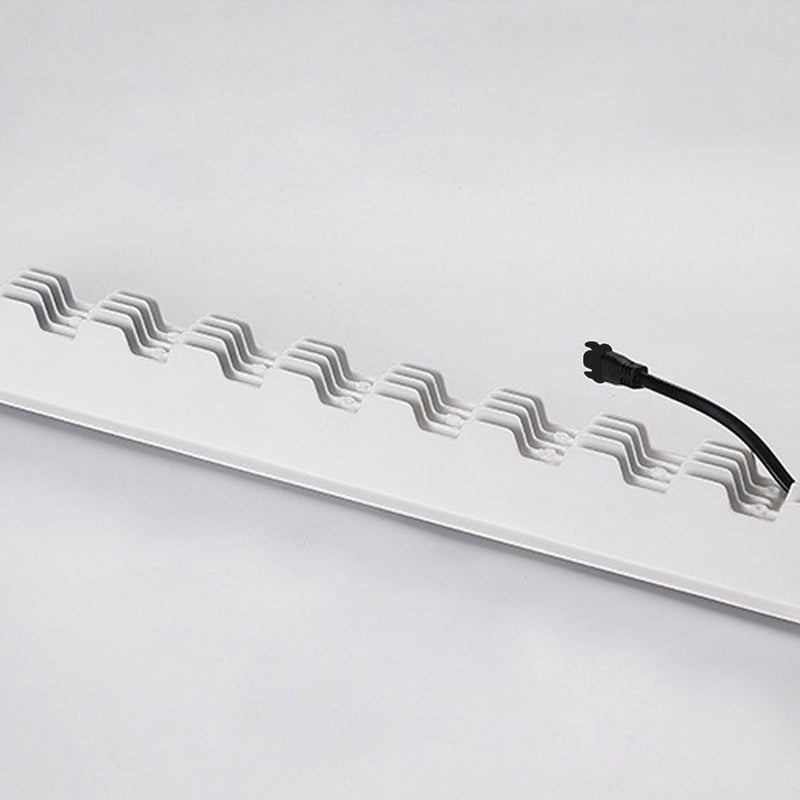 Moderne, minimalistische Aluminium-LED-Linienstrahler-Einbau-Deckenleuchte 