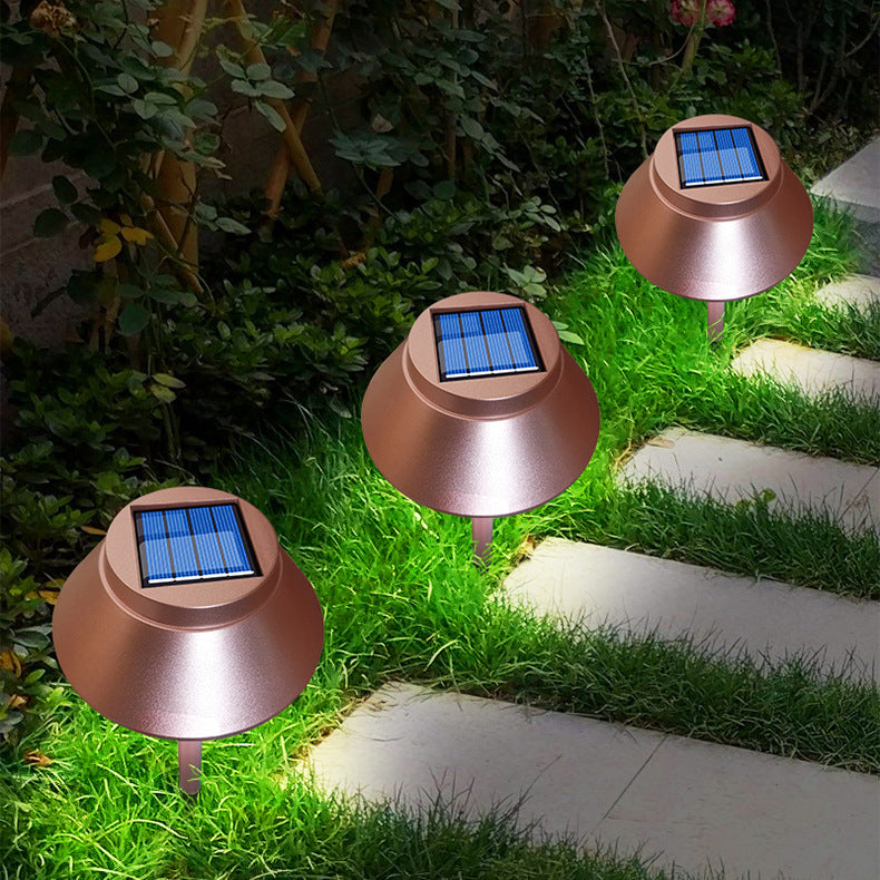 Modernes unbedeutendes wasserdichtes Solar-Pilz-ABS-PVC-LED-Landschaftslicht für Garten 
