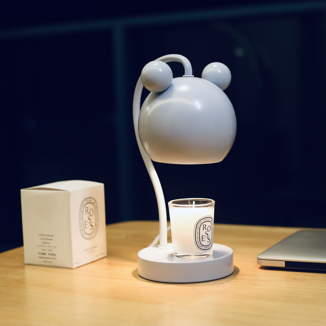 Moderne Cartoon-Maus-Hardware Aromatherapie Schmelzwachs 1-Licht Tischlampe 