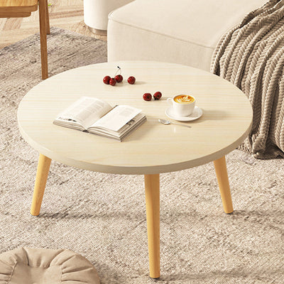 Moderner minimalistischer runder Beistelltisch aus Marmorfurnier mit 1 Ebene für das Wohnzimmer 