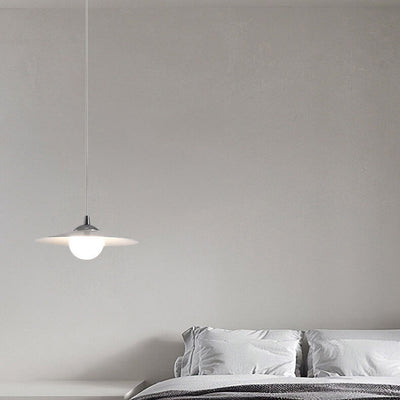 Modern Minimalist Art Wrought Iron Disc LED Pendant Light