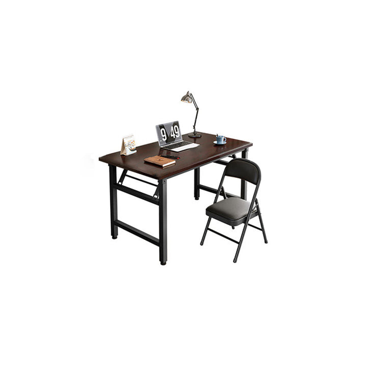 Bureaux rectangulaires en MDF acier de simplicité moderne pliables pour bureau à domicile 