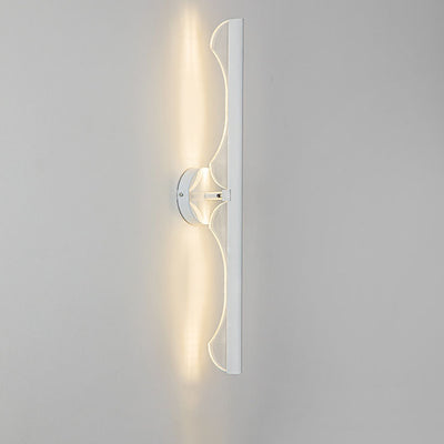 مصباح حائط LED من الألومنيوم والسيليكون بتصميم حديث بسيط لموجة طويلة لغرفة المعيشة 