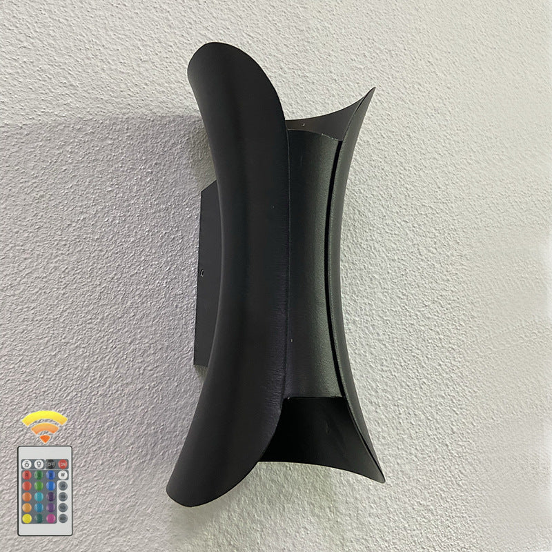 Moderne unbedeutende wasserdichte Rechteck-Aluminium-LED-Wandleuchterlampe für Terrasse im Freien 