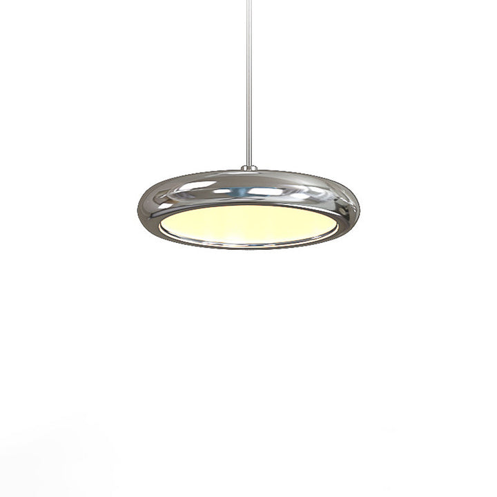 Moderne minimalistische Edelstahl-Aluminium-Disc-Shade LED-Insel-Licht-Kronleuchter für Wohnzimmer 