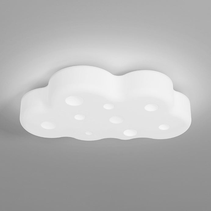 Zeitgenössische nordische Eisen-Acrylwolke LED-Unterputz-Deckenleuchte für Schlafzimmer 