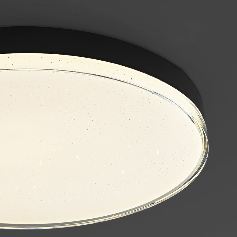 Moderne unbedeutende Aluminiumacrylsauer-runde Schatten-LED-Unterputz-Deckenleuchte für Schlafzimmer 