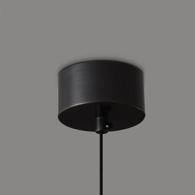 Modernes minimalistisches gebogenes feines Rohr, ganz aus Kupfer, LED-Pendelleuchte für Schlafzimmer 