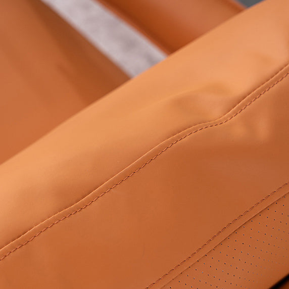 Zeitgenössischer skandinavischer Stoff Samt Kunstleder Kohlenstoffstahl Latex Schwamm quadratischer Akzentstuhl Rückenlehne Armlehne für Wohnzimmer 