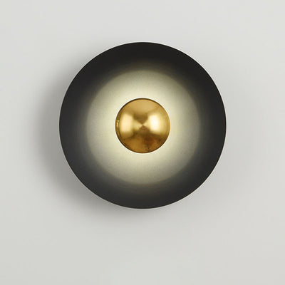 مصباح حائط LED بتصميم عصري على شكل صحن طائر لماكرون للإضاءة في غرفة النوم 
