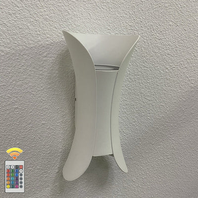 Moderne unbedeutende wasserdichte Rechteck-Aluminium-LED-Wandleuchterlampe für Terrasse im Freien 