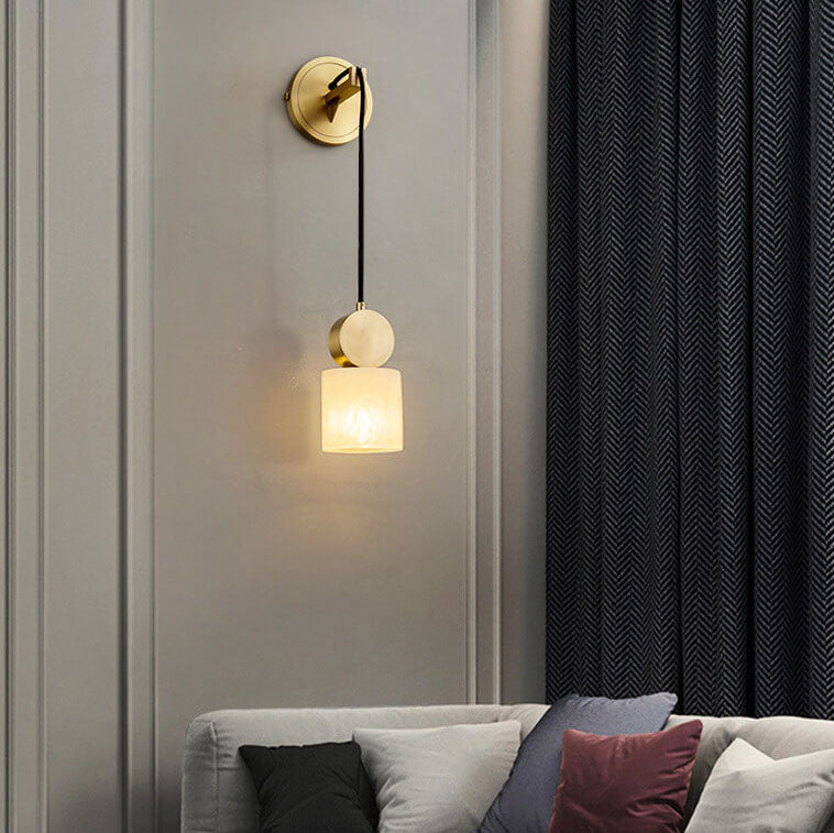 Moderne minimalistische drehbare LED-Wandleuchte