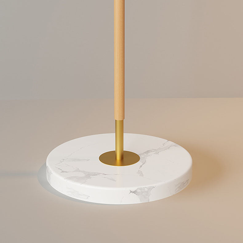 Traditionelle Vintage Orb Eisenglas 1-Licht Stehlampe für Schlafzimmer 
