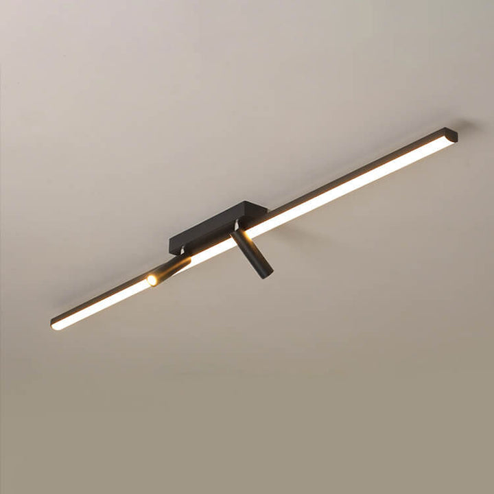 Nordischer minimalistischer Acryl-Langstreifen-Track-Strahler LED-Deckenleuchte 