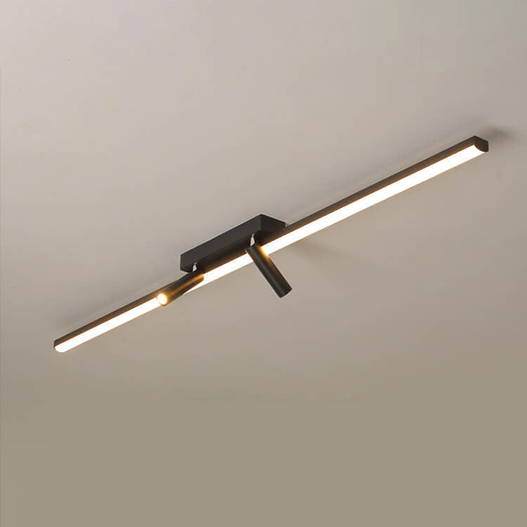 Nordic Minimalist Acrylic Long Strip Track Spotlight LED Flush Mount Ceiling Light