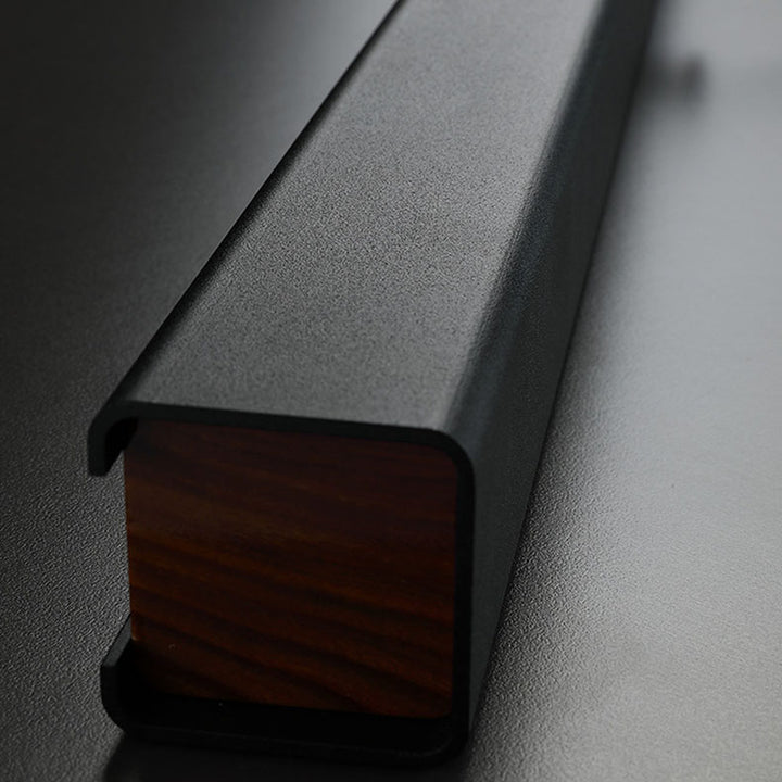 Lustre Suspendu Moderne Minimaliste Long en Aluminium et Acrylique à LED pour Salle à Manger 