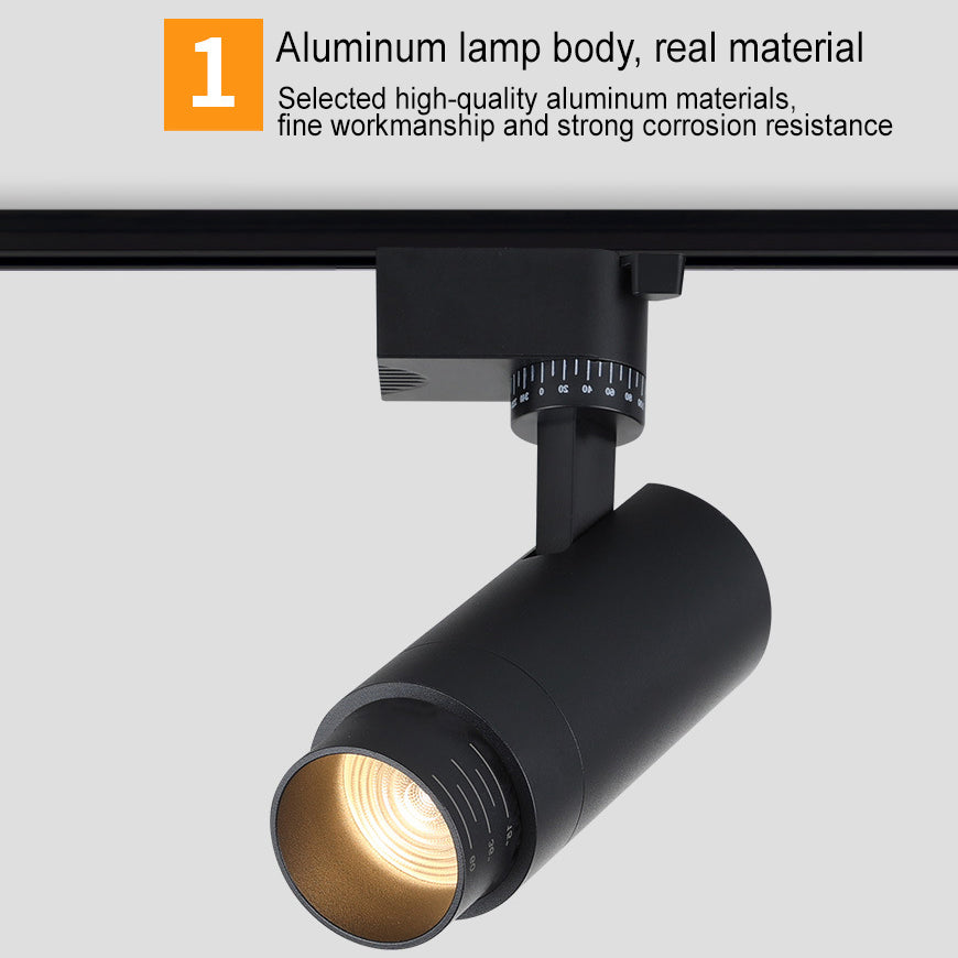 Led Spotlights Focusable Modern Minimalist Adjustable Dimmable Focus Dimming Spotlight Tubular ...