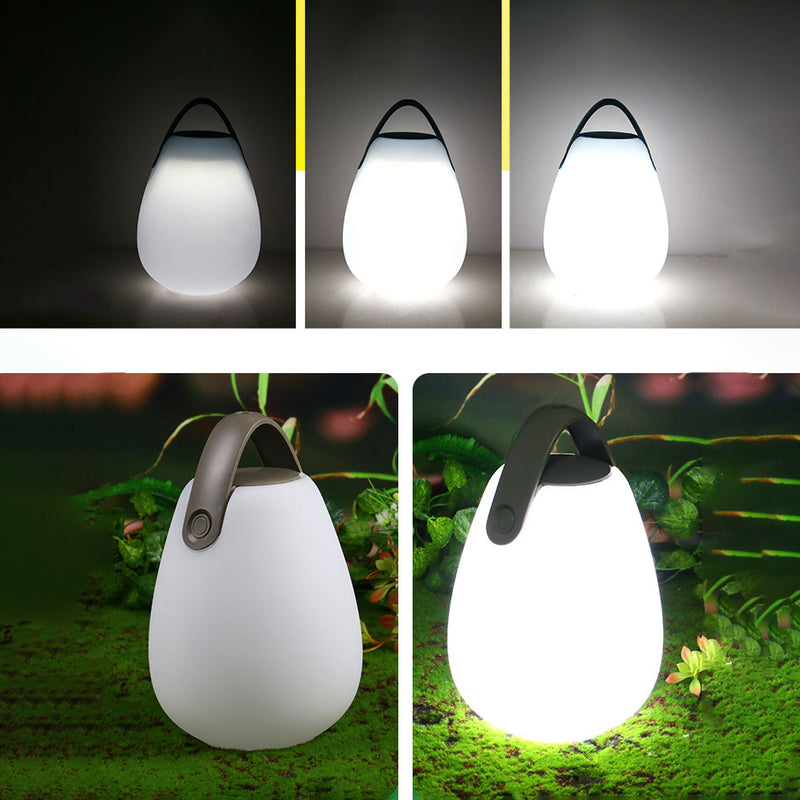 Modern Simplicity ABS Plastic Round LED Outdoor Light For Camping