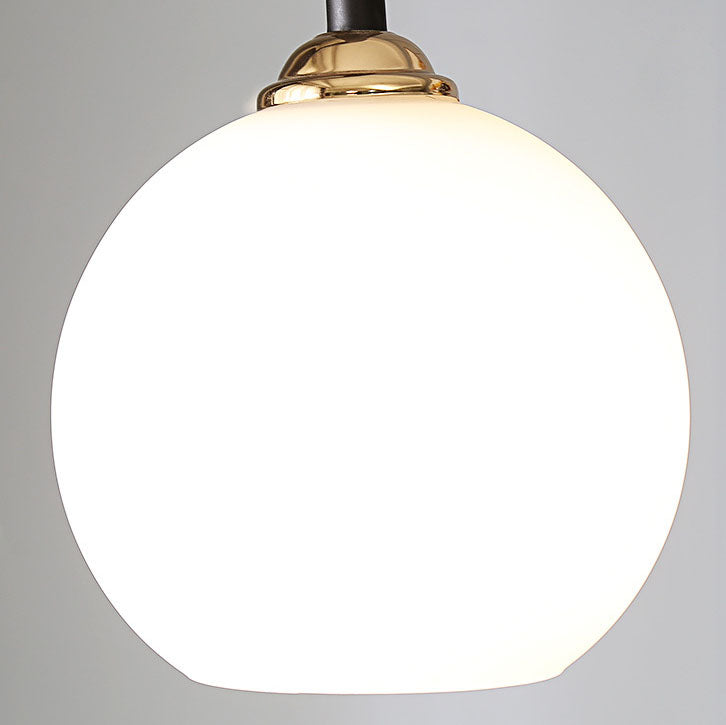 Modern Minimalist Marble Table Iron Linen Glass 1-Light Standing Floor Lamp
