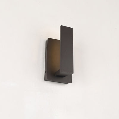 Conception géométrique de simplicité contemporaine Applique murale LED étanche en aluminium pour jardin 