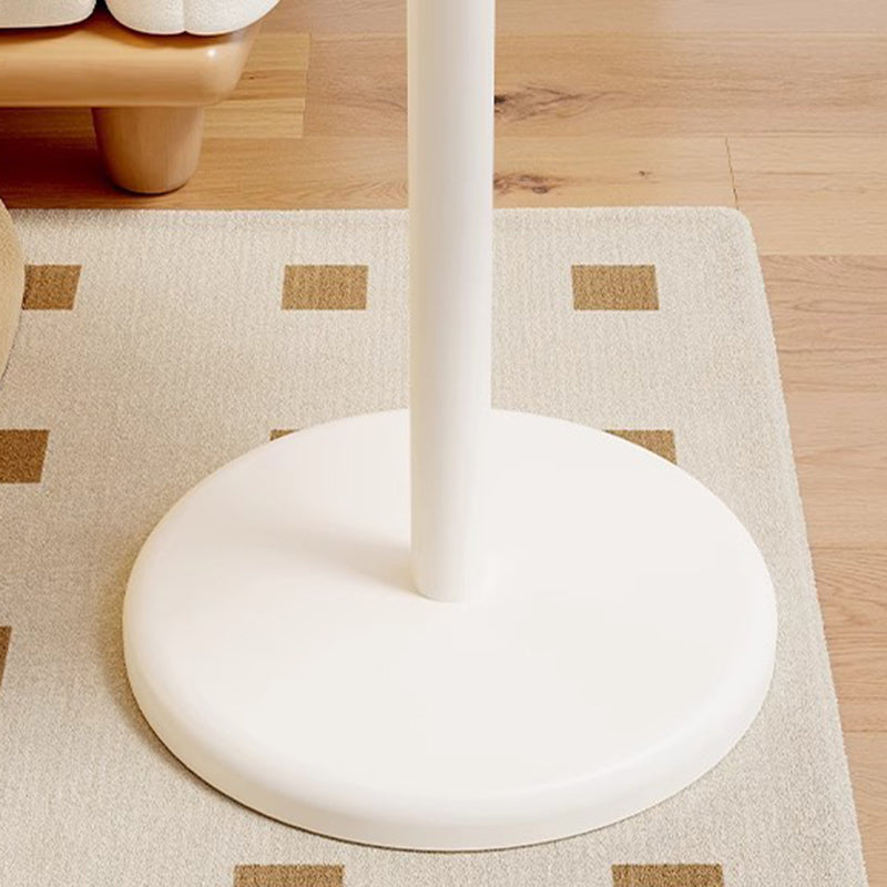 Mesa auxiliar contemporánea creativa redonda con forma de helado de PP plástico y acero al carbono para sala de estar 