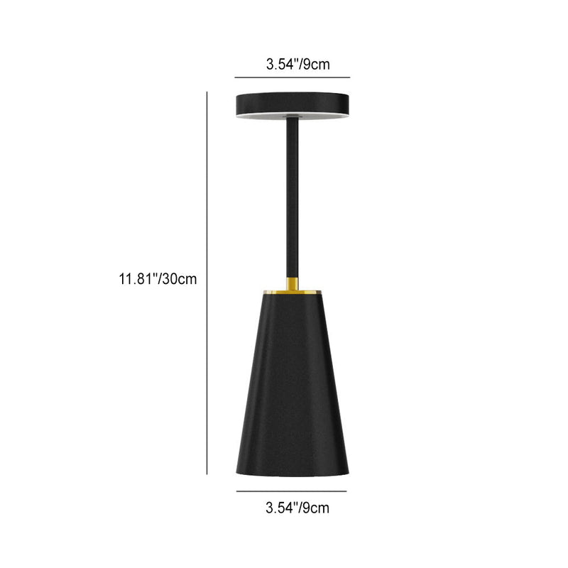Moderne minimalistische zylindrische PC Eisen LED Tischlampe für Wohnzimmer 