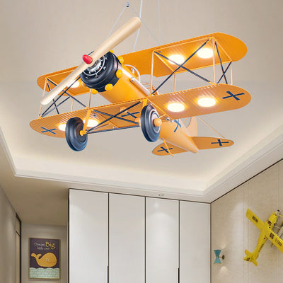 ثريا LED أكريليك للأطفال المعاصرين بتصميم الطائرات لأجهزة غرف النوم 