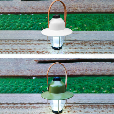 Modern Simplicity Metal Plastic Round LED Outdoor Light For Camping