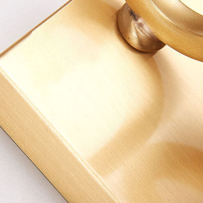 Zeitgenössische Luxus-Kupfer-Glas-Röhrenschirm 1/3-Licht Wandleuchte für Wohnzimmer 