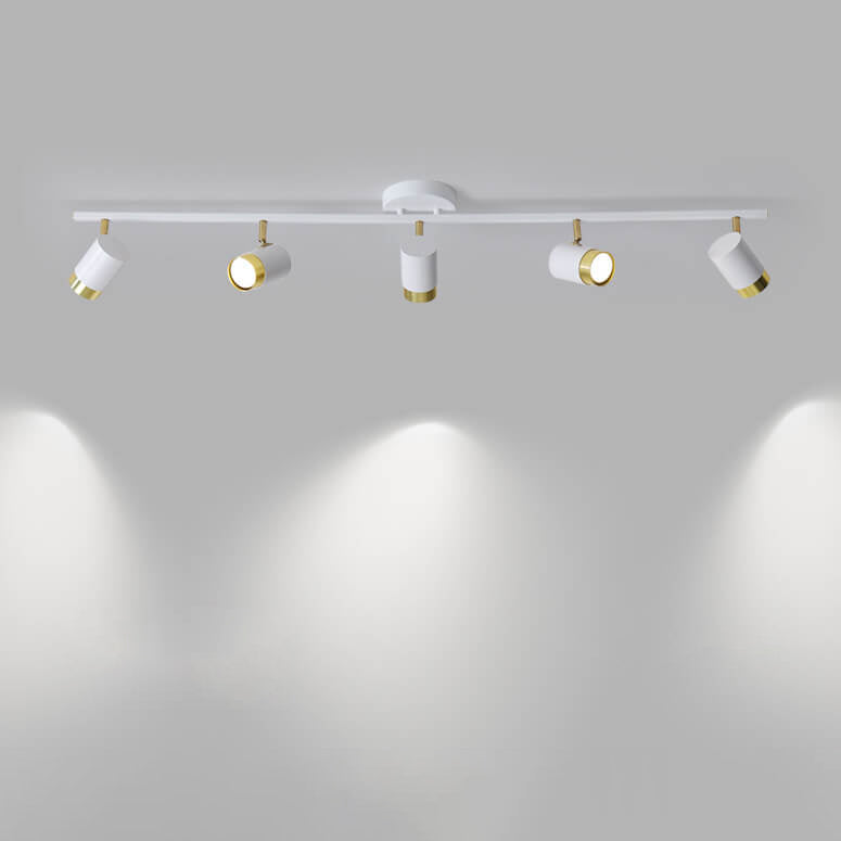 Moderne kreative Acryl-Track-Spotlight LED-Deckenleuchte mit halb bündigem Einbau 