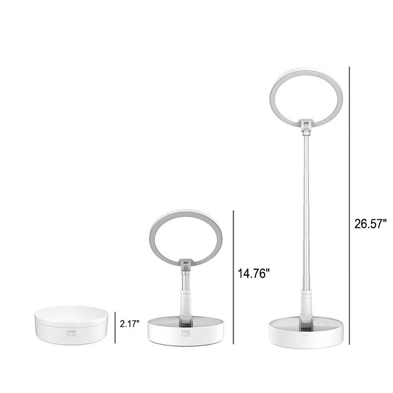 Lampe de table LED pliable rechargeable par USB pour étudiant 